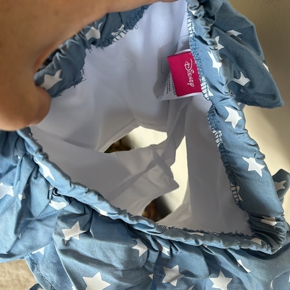 Brand New Disney All-American Minnie Mouse 2-Piece Set Shirt Blue Ruffle Skirt - Picture 8 of 13